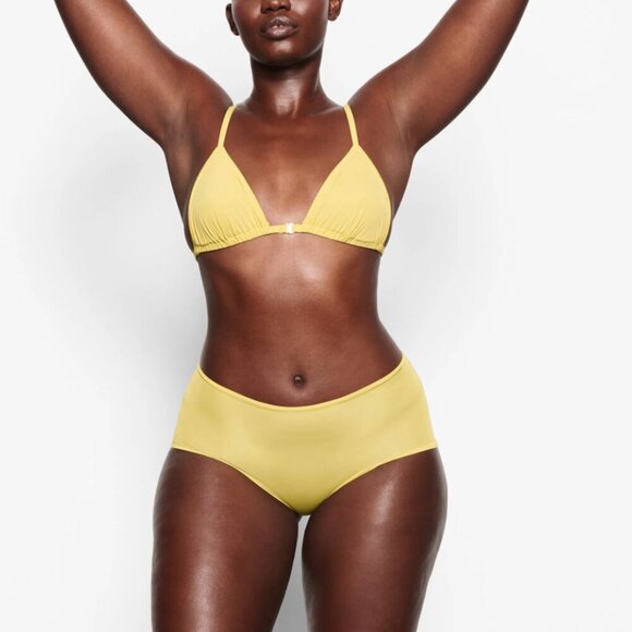 SKIMS Yellow Jelly Sheer Triangle Bralette - Picture 1 of 8